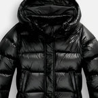 Beatrice - Women's High-Gloss Puffer Jacket with Quilted Channels