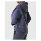 Bella - Women's Oversized Hoodie with Rhinestone Graphic Print