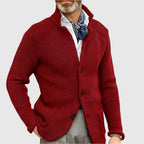 Benedict - Men's Ribbed Knit Cardigan