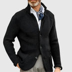 Benedict - Men's Ribbed Knit Cardigan