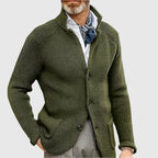 Benedict - Men's Ribbed Knit Cardigan