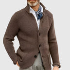 Benedict - Men's Ribbed Knit Cardigan
