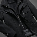 Brennan - Men's Notch-Collar Wool-Blend Coat