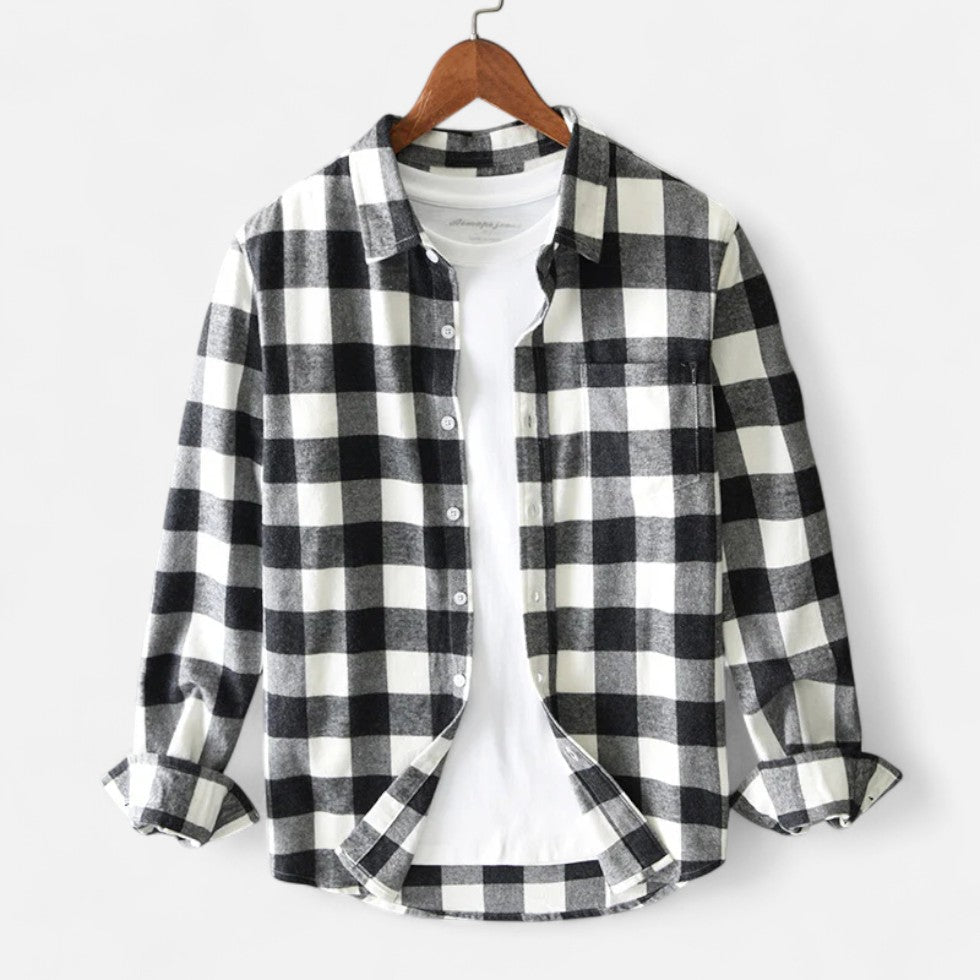 Brennan - Men's Plaid Flannel Shirt