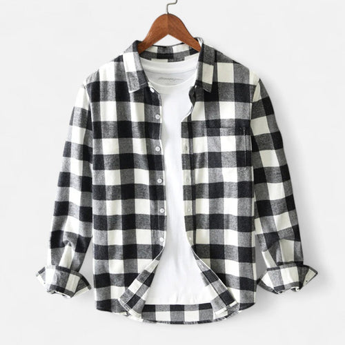 Brennan - Men's Plaid Flannel Shirt