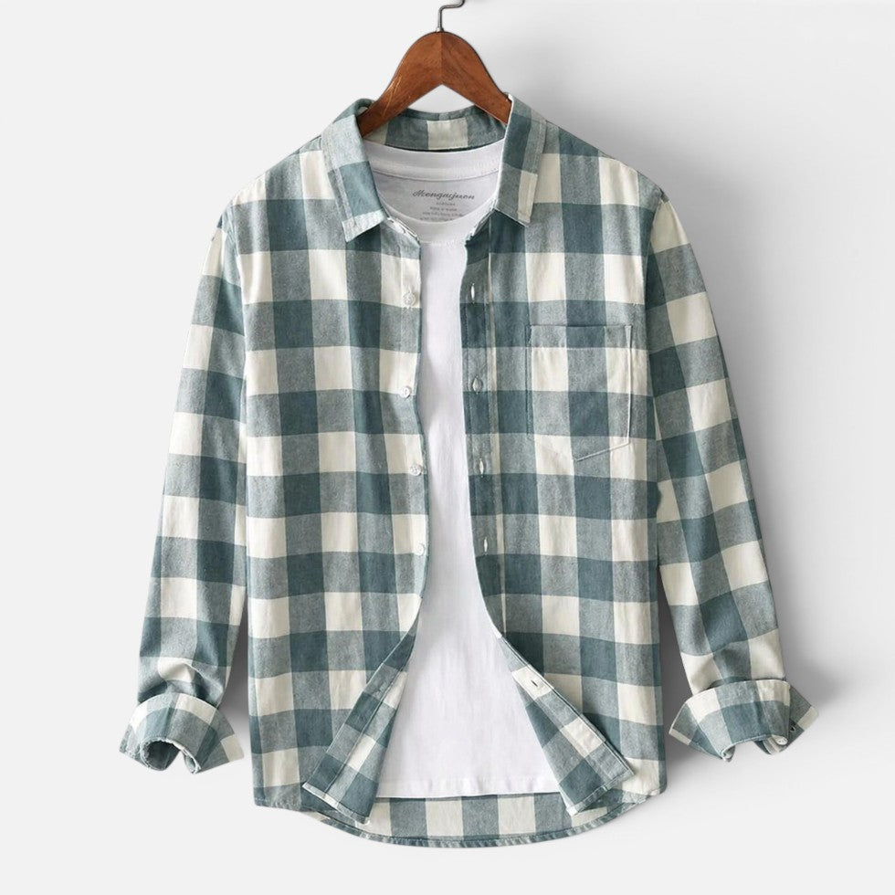 Brennan - Men's Plaid Flannel Shirt