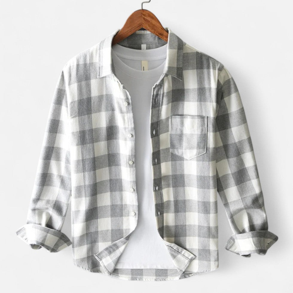 Brennan - Men's Plaid Flannel Shirt
