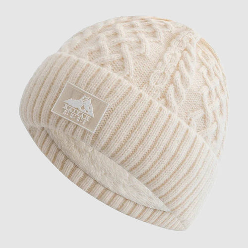 Brenner - Unisex Ribbed Beanie with Sherpa-Lined Interior