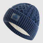 Brenner - Unisex Ribbed Beanie with Sherpa-Lined Interior