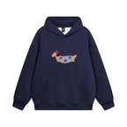 Brooklyn - Oversized Embroidered Hoodie with Kangaroo Pocket