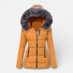 Camila - Women's Faux Fur Hooded Puffer Jacket