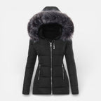 Camila - Women's Faux Fur Hooded Puffer Jacket