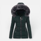 Camila - Women's Faux Fur Hooded Puffer Jacket