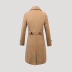 Casper - Men's Double-Breasted Notch-Lapel Overcoat