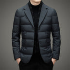Casper - Men's Puffer Blazer with Notch Lapels