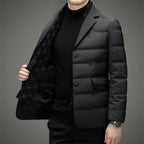 Casper - Men's Puffer Blazer with Notch Lapels