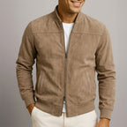 Cavell - Men's Suede-Look Bomber Jacket
