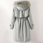 Coleen - Women's Faux Fur Hooded Long Puffer Parka