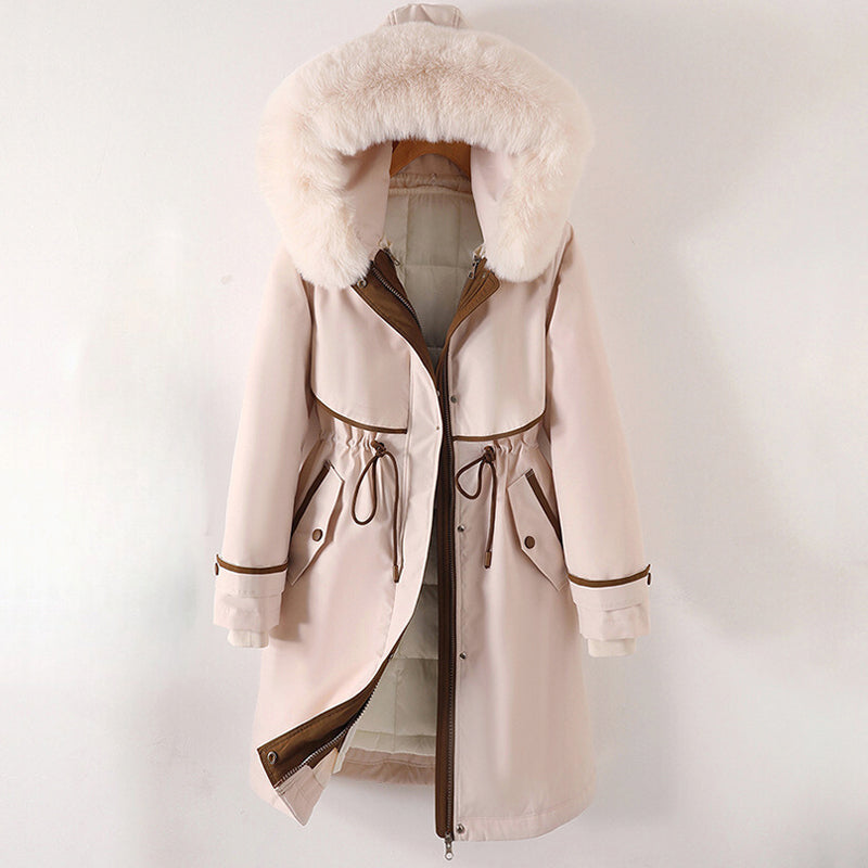 Coleen - Women's Faux Fur Hooded Long Puffer Parka