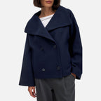 Cordelia - Women's Double-Breasted Wool-Blend Blazer