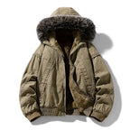 Damian - Men's Cargo Jacket with Fleece Lining