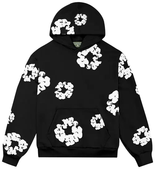 Dashiell -  Floral Graphic Hoodie with Drawstring