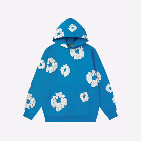 Dashiell -  Floral Graphic Hoodie with Drawstring