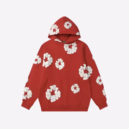 Dashiell -  Floral Graphic Hoodie with Drawstring