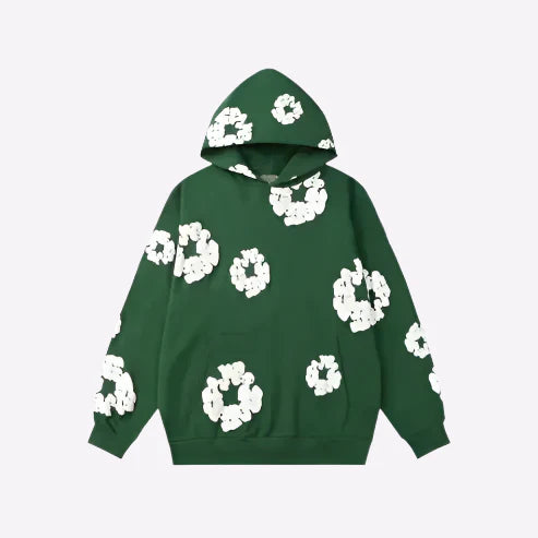 Dashiell -  Floral Graphic Hoodie with Drawstring