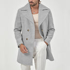 Dashiell - Men's Notch Lapel Wool-Blend Overcoat