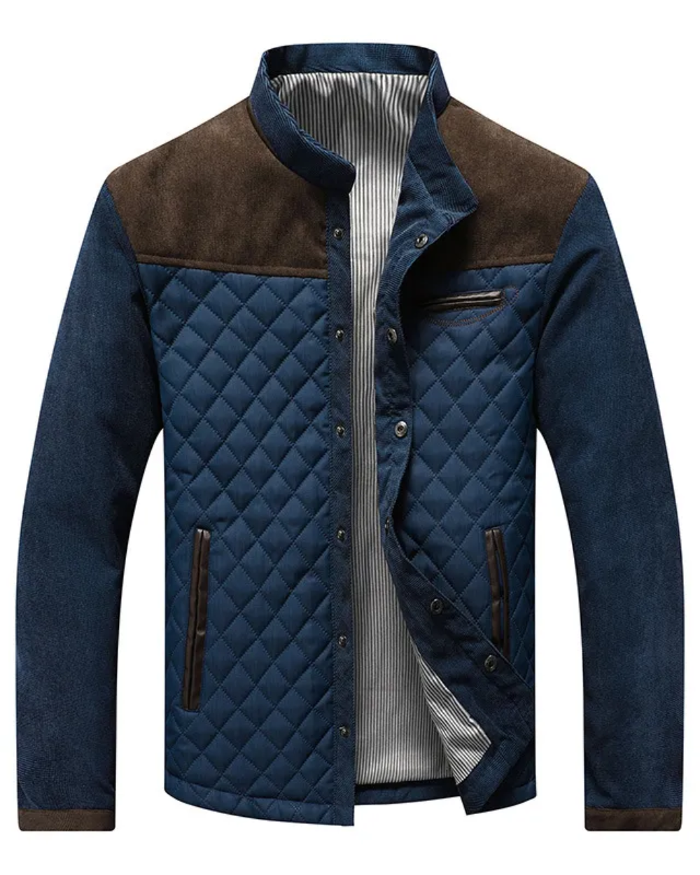Donovan - Men's Colorblock Quilted Jacket