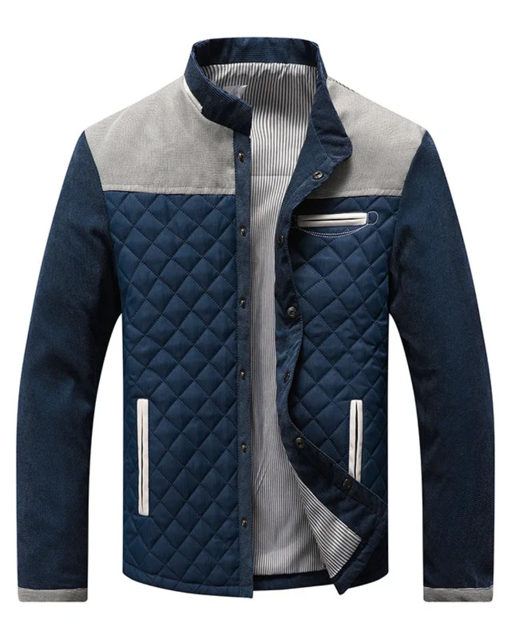 Donovan - Men's Colorblock Quilted Jacket