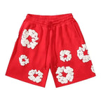 Eliza - Men's Floral Graphic Shorts with Drawstring