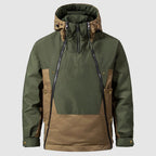 Everett - Men's Colorblock Down Jacket with Hood