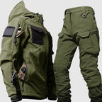 Everett - Men's Hooded Windbreaker Jacket and Cargo Pants Set