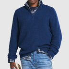 Everett - Men's Ribbed Half-Zip Pullover