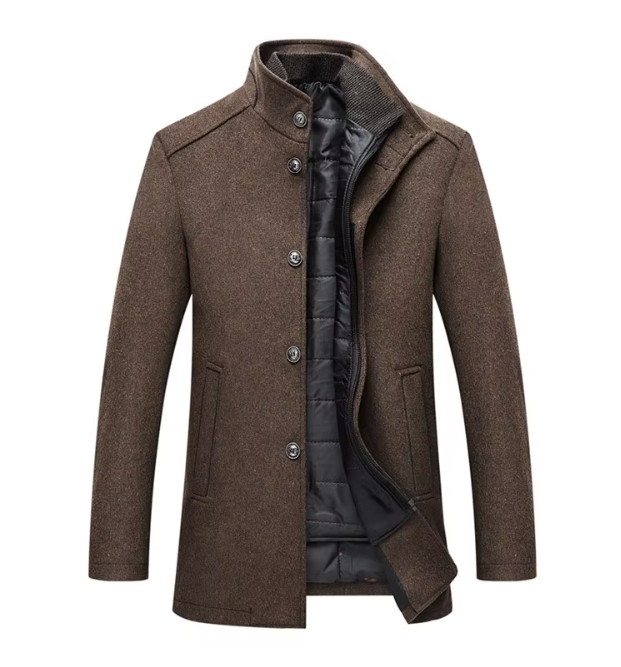 Finnick - Men's Wool Blend Insulated Coat