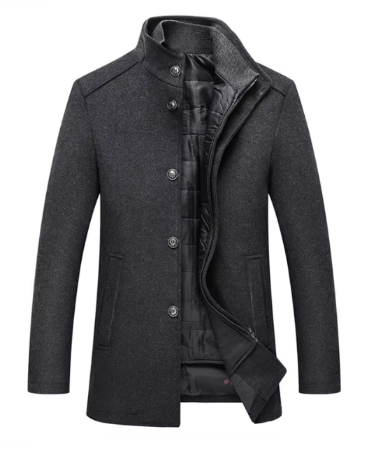 Finnick - Men's Wool Blend Insulated Coat