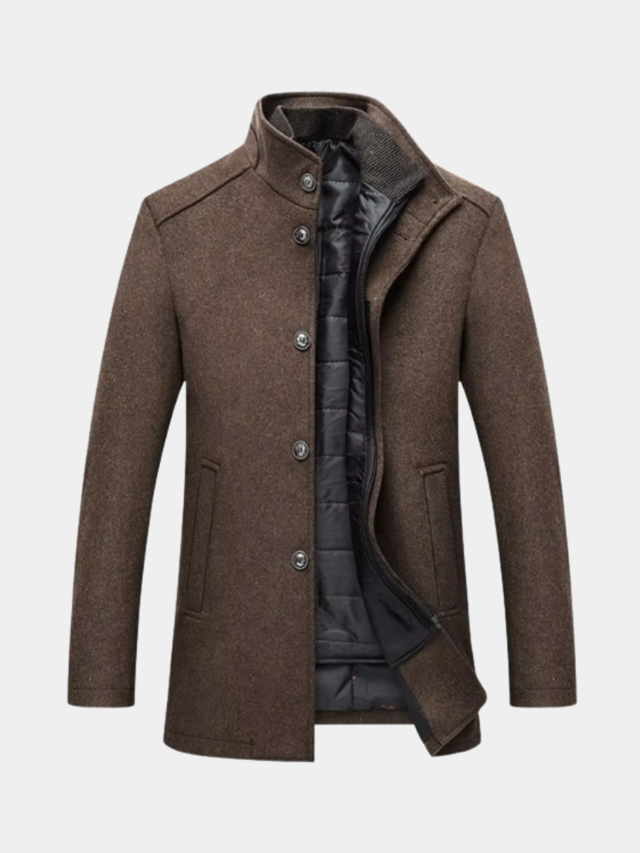 Finnick - Men's Wool Blend Insulated Coat