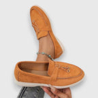 Fiona - Women's Suede Tassel Loafers with Crepe Sole