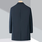 Gideon - Men's Water-Resistant Trench Coat with Down Lining