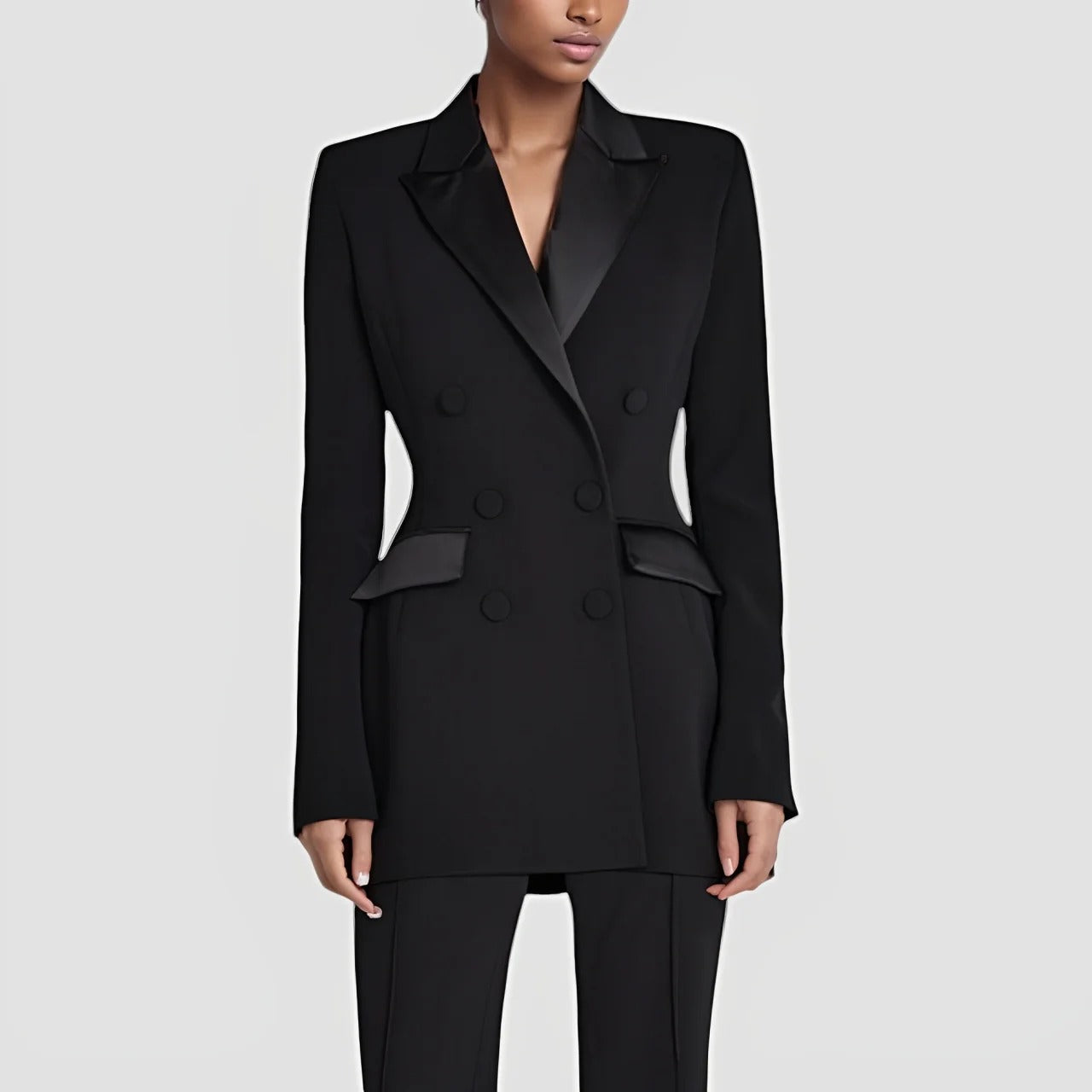 Giselle - Women's Double-Breasted Blazer Dress
