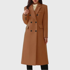 Giselle - Women's Double-Breasted Tailored Coat