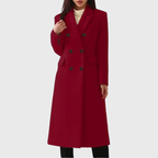 Giselle - Women's Double-Breasted Tailored Coat