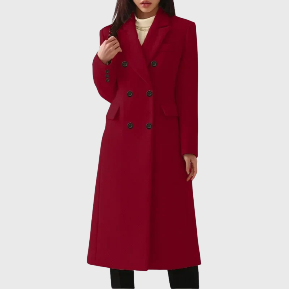 Giselle - Women's Double-Breasted Tailored Coat