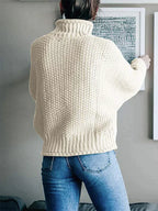 Gwendolyn - Women's Chunky Knit Turtleneck Sweater