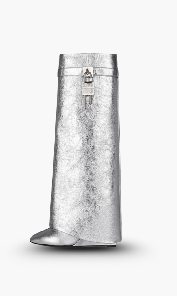 Gwendolyn - Women's Tall Boots with Sculptural Lock Closure