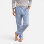 Harlan - Men's Drawstring Linen-Look Straight-Leg Pants