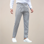 Harlan - Men's Front-Pleat Slim Tailored Trousers