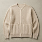 Henrik - Men's Full-Zip Ribbed Cardigan